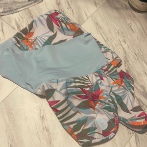 Womens roxy swim cover up shorts